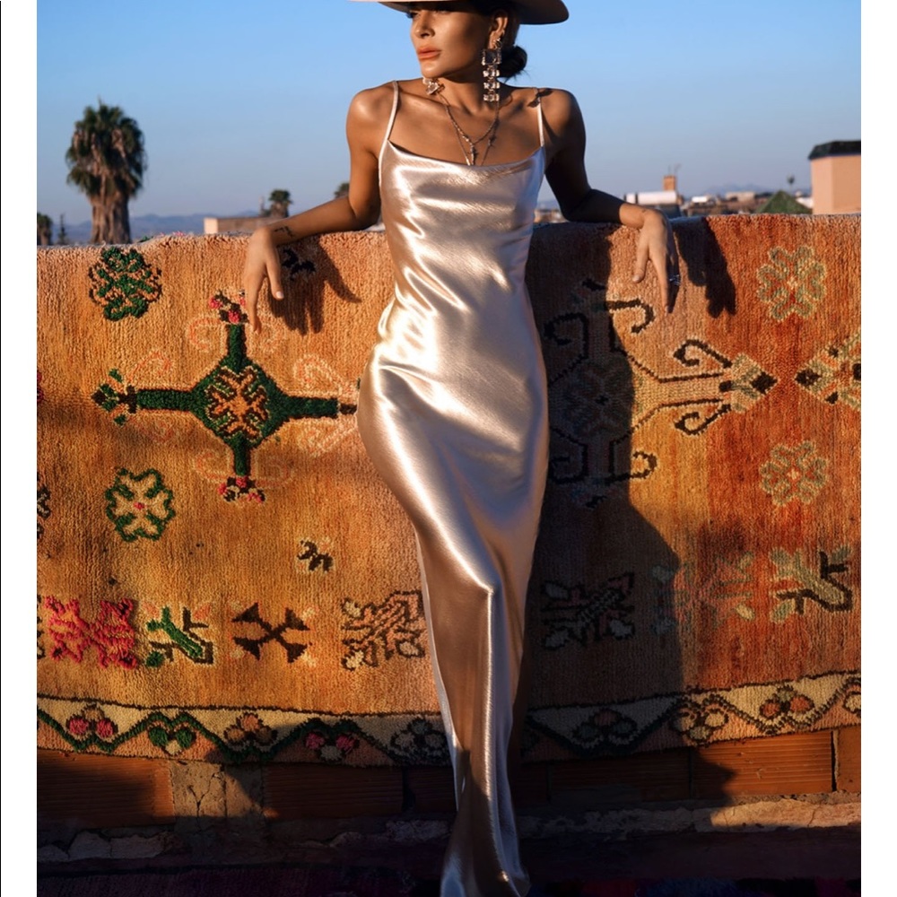 GORGEOUS Rat&Boa Lumina slip dress